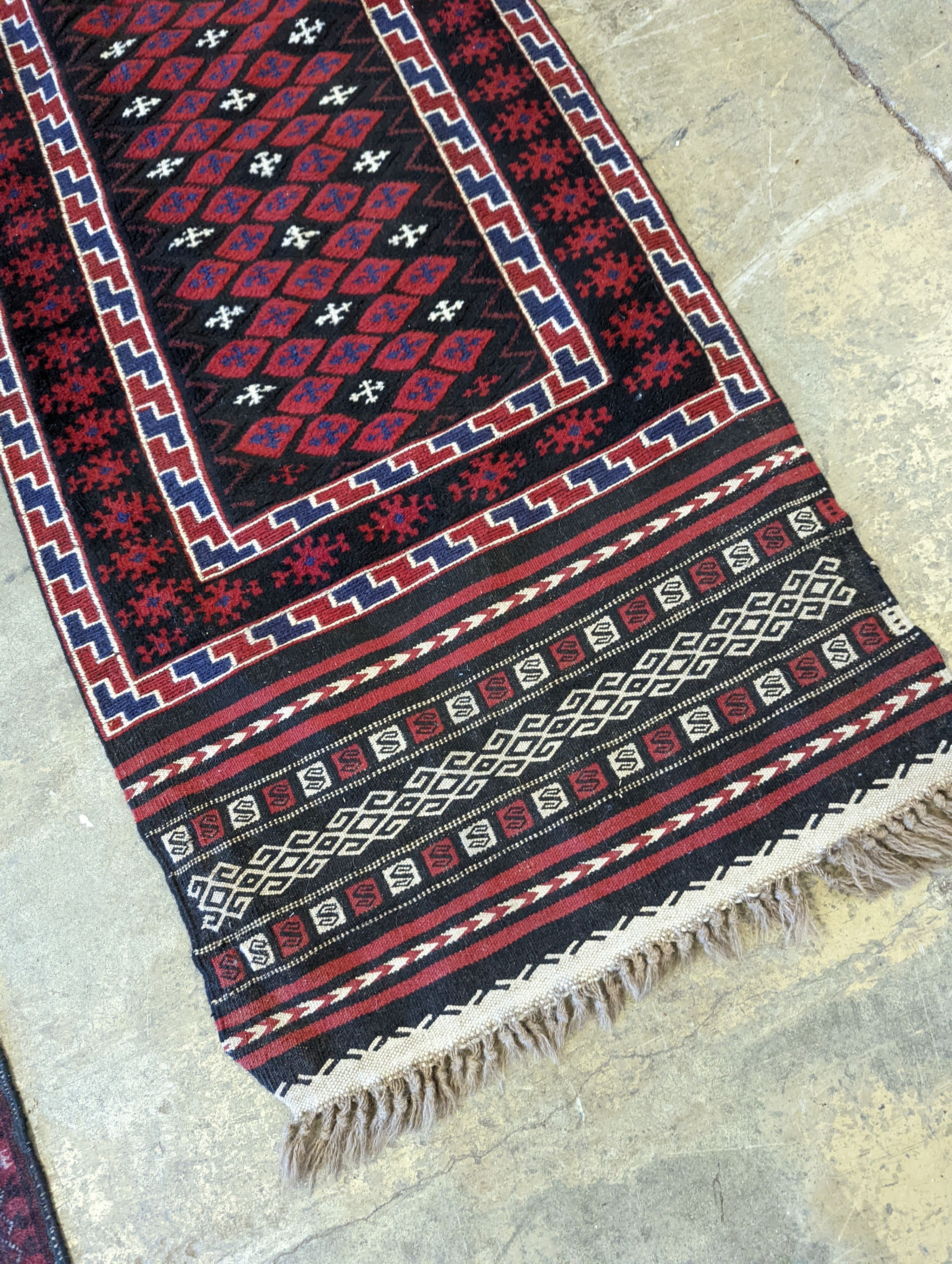 A Kilim flat weave runner, 290 x 62cm